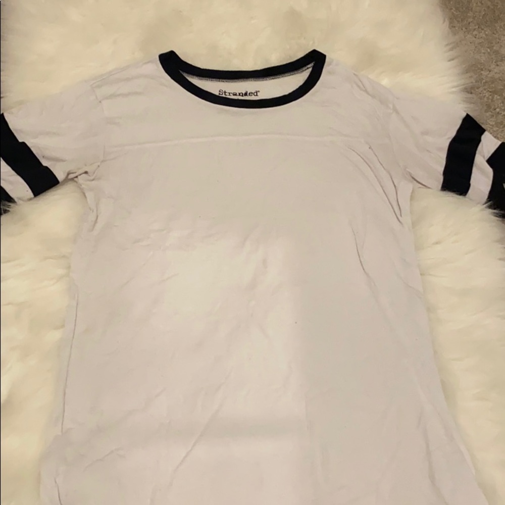 Black and white t shirt size small